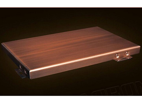 古銅拉絲鋁單板